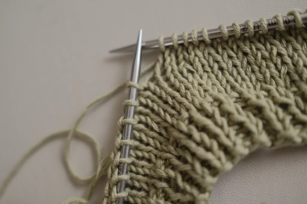 a fresh start in knitting