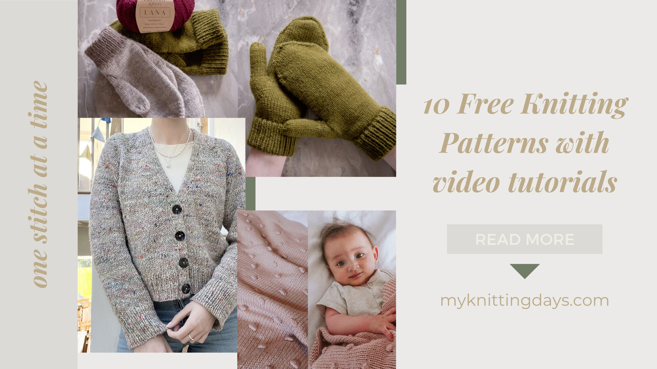 10 Free Knitting Patterns with Step-by-Step Video Tutorials